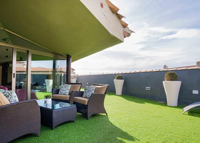 Σπίτι διακοπών Gran Duplex Cerca Del Mar Con Piscina Privada En El Centro De *